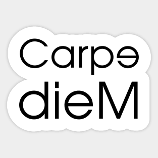 Carpe Diem Sticker